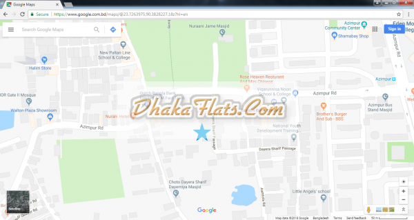 Flat For Sale In Azimpur, Dhaka (1543 Sq ft)